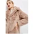 Import Women Soft Rabbit Wide Collar Faux Fur Jacket with Pockets Winter Women Clothing from China
