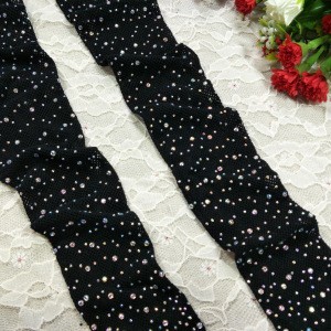 Women&#39;s Hollow Out Rhinestone shiny crystal Fishnet Pantyhose Tights