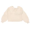 Womens v-neck solid knitted pullover sweater 100% cotton soft  knitted pullover