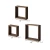 Import WOOD WALL MOUNTED SHELVES  Square Floating Shelves Rustic Shadow Wall Boxes Decorative Storage Organizer for Home Office Coffee from China