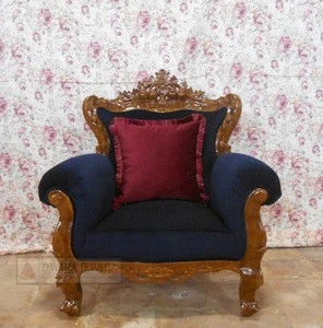 Wooden Furniture Classic Carved Living Room Chair