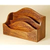 Wooden Letter Holder / Pen Stand / Shelf ~ Desk Organizer ~ Office Supply Stationery Wooden Letter Rack