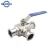 Import Wrench Lever Operated Ball Valve Price List SS Clamped Three-Way Ball Valve from China