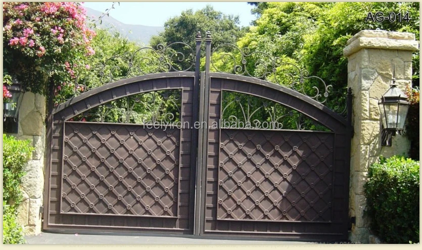 wrought iron main gate door FG-009