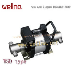 WSD9 High quality double action high pressure air driven gas booster liquid pump