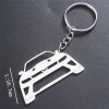Yiwu Meise Fashion Mini Car Model Style Key chain Cute Versatile Stainless Steel Metal Key Ring Key Chain
