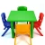 Import Zhejiang day care supplies nursery school furniture Colorful square kindergarten plastic chairs tables from China