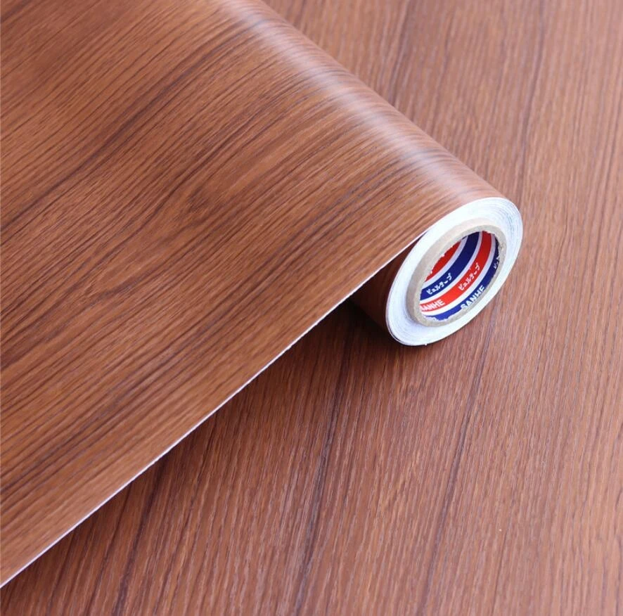 ZHIHAI wood texture fashion modern furniture cover material decorative films plastic pvc foil sticker