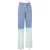 Import ZJ1292 Tie Dye Jeans Y2K Pants Big Pockets Trousers High Waist Denim Pants 90S Women Streetwear Retro Cargo Pants New from China