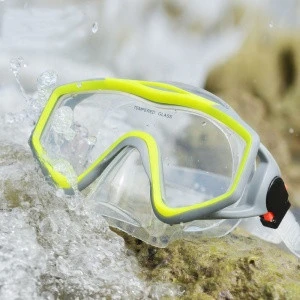 Zoyosports Manufacturers Spot Wholesale Tempered Glass Adult Sports Goggles Dry Snorkel Set Diving Mask
