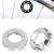 Import ZOYOSPORTS Mini Bike Spoke Nipple Wrench 8 Way Tool Bicycle Wheel Rim Adjustment Spanner Repair Service Tools from China