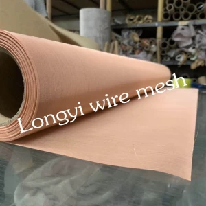 Electronics shielding Anti-static emp-shield emp protection faraday cage red copper wire mesh cloth
