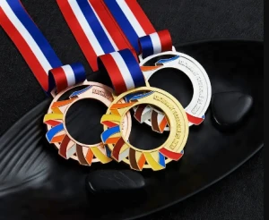 3D Antique Wholesale Gold Silver Bronze Sports Medals