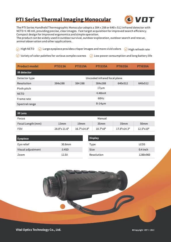 Buy Thermal Telescope from Vital Optics Technology (VOT), Singapore