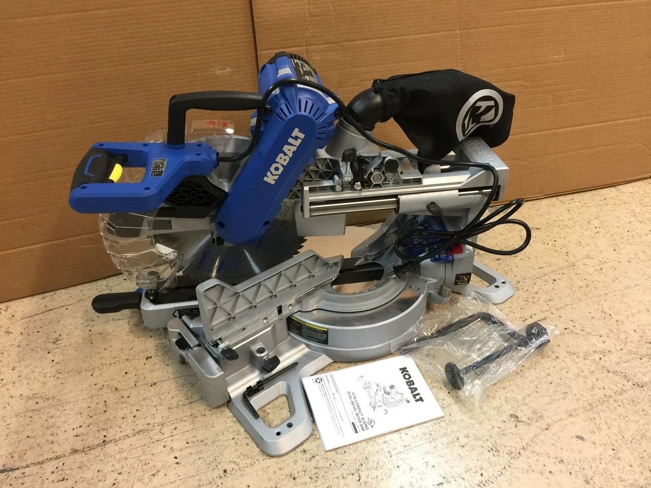 Buy Kobalt Sm3015lw 12" Compact Sliding Dual Bevel Miter Saw from