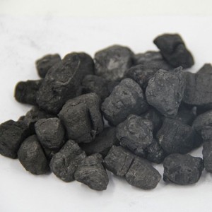 Low sulfur semi coke for ferroalloy