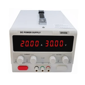 DC  Power Supply 0-30V, 0-20A, 600W High Power for Electronic Maintenance, Research and Testing