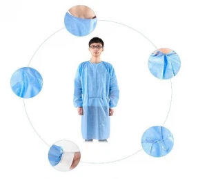 Disposable Medical Protective Sterilized Hospital Non-woven Gowns Isolation Surgical Gown