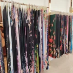 Wholesale satin crepe  chiffon silk fabrics for Shirts & Blouses