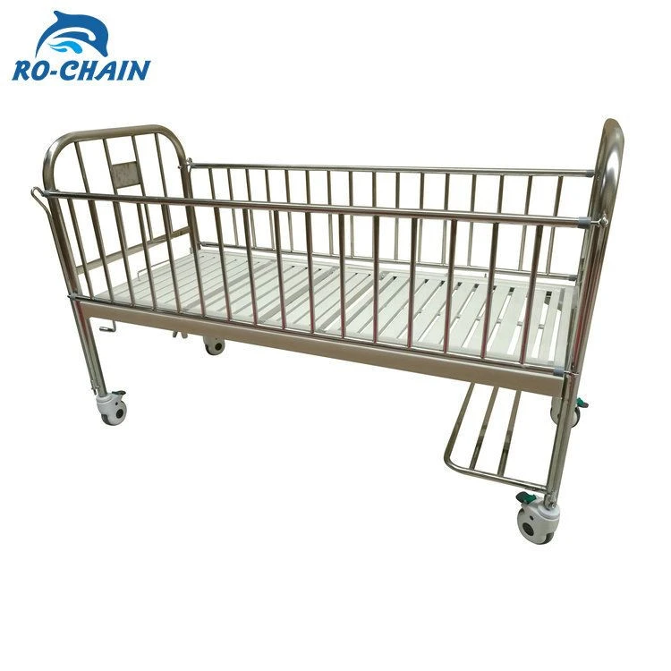 RC-AS045 Stainless-steel two function manual psychiatric hospital bed furniture