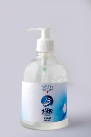VIRUS GAURD 75 PLUS by Khandal Infotech | 500ml | Alcohol Hand Sanitizer Gel | FDA approved | WHO approved