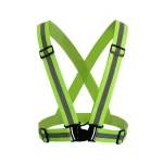V-shape Webbing Reflective Safety Vest High Visibility Warning Work Waistcoat