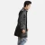 Import Midlander Quilted Black Leather Coat from Pakistan