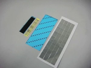 Double-sided adhesive aluminum foil