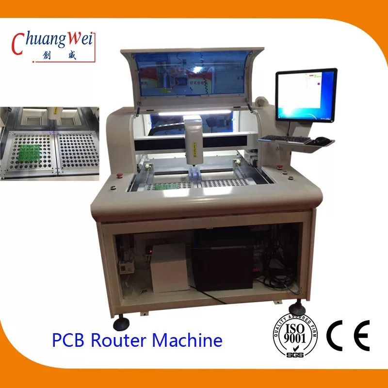 Buy Dual Workstation Tabletop Pcb Router Machine With 0.01mm Cutting ...