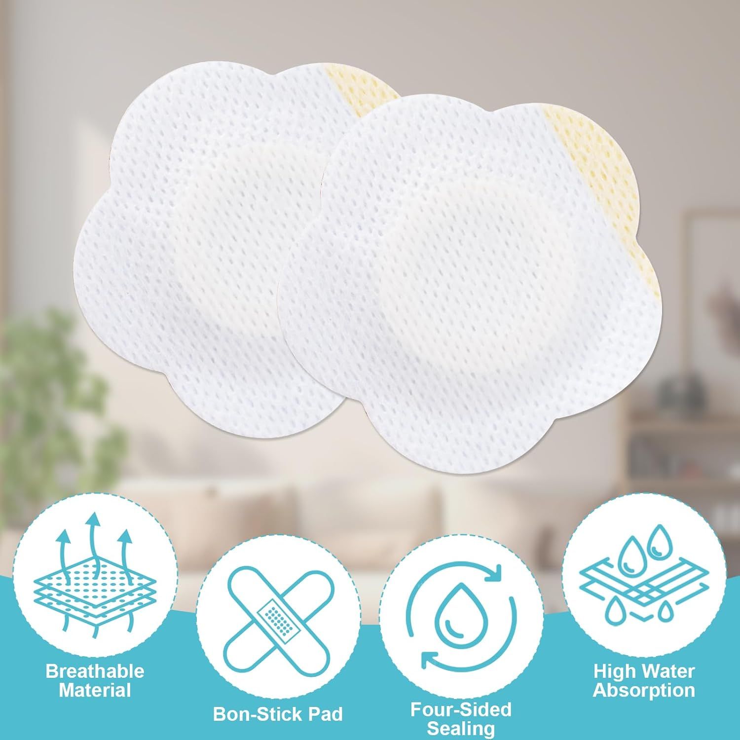 Buy Castor Oil Patches Pack Self Adhesive Bandage Castor Oil Wrap Mini ...