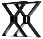 Industrial Metal Table Legs – Heavy-Duty Iron for Tables