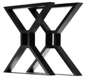 Industrial Metal Table Legs – Heavy-Duty Iron for Tables