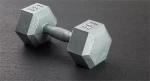 Cast iron hex dumbbell