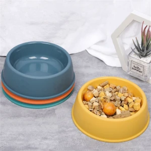 Footprint pet single bowl multi-size cat bowl dog food bowl customizable pet bowl