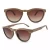 Import Wood polarized sunglasses custom logo walnut wood frame unisex new fashion sun glasses from China