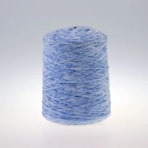 100% Polyester Bright 2.1nm Chenille Yarn For Hand Knitting Yarn Woven Chenille Fancy Yarn