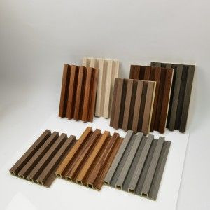 Buy Wpc Fluted Wall Panel Decorative Building Interior Cladding from ...