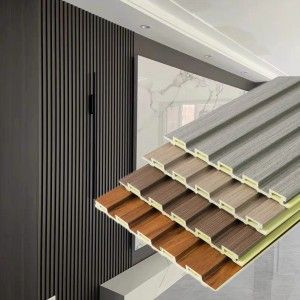 Buy Wpc Fluted Wall Panel Decorative Building Interior Cladding from ...