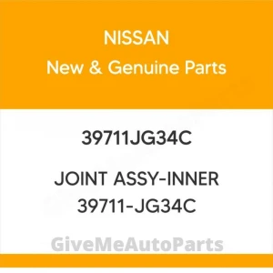 39711JG34C Genuine Nissan JOINT ASSY-INNER 39711-JG34C
