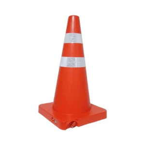 Traffic cone with alarm system