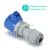 Import Three holes waterproof (IP44) cable connection industrial socket, X-213 X-223 from China