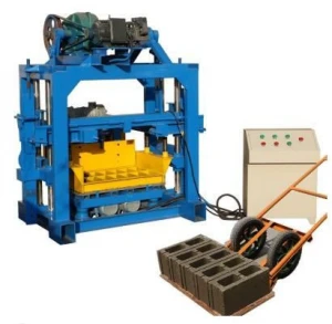 manual small concrete cement simple block brick making machine for small scale home industries
