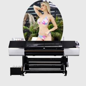 LEAF 1.85m Digital Printing Machine 12pcs i3200 Printhead Fabric Dye Sublimation Printer for Polyester Printing