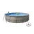 Import Hot Sale Beautiful OEM Size Durable Above Ground Pool Fold Swimming Pool Metal Frame Swimming Pool from China
