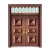 Import Factory Supply Customized Size Color House Residetial Impact Resistance External Double Security Door from China