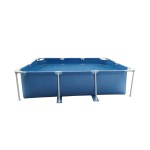 Metal Large Steel Frame Pool Liner Deep Above Ground Round Premium Swimming Pool with Pump