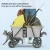 Import Bello BL09-M Pet Cart Manufacturer Foreign Trade Portable Folding Pet Cat and Dog Cart from China