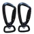 Import Customized Brand Magnalium Matt Shiny Black Anodized Auto Locking Carabiner Hooks from China