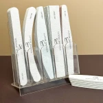 Nail File With Own Brand No electric File Nail Diamond Halfmoon 80/100/150/180/240 buffer nail file