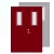 Import Commecial Emergency Exit Fire Rating Steel Door from China